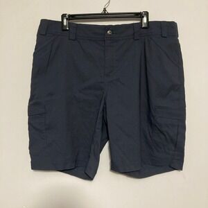 Duluth Trading Dry On Fly Outdoor Hiking Cargo Shorts Womens 18 (38x9) Gray